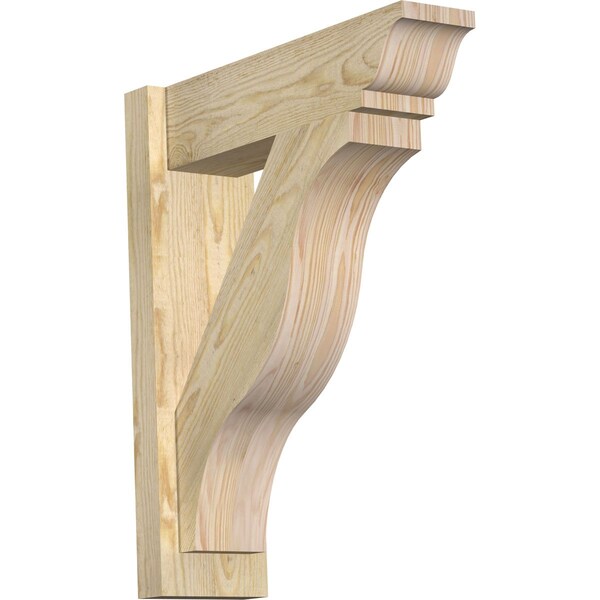 Ekena Millwork Funston Rough Sawn Traditional Outlooker, Douglas Fir, 6"W x 20"D x 24"H OUT06X20X24FST01RDF - main
